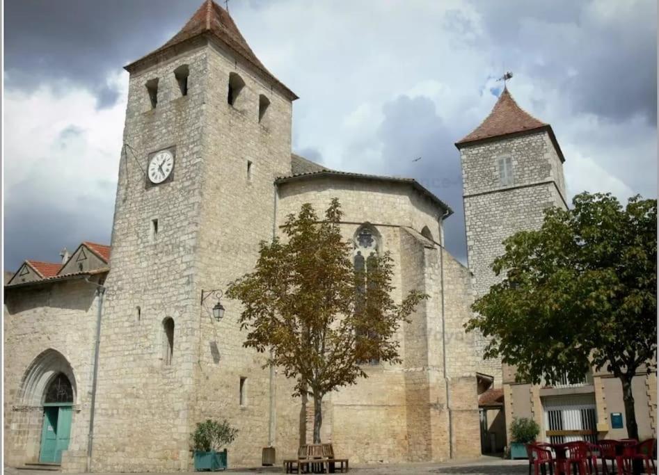 Apartament Charmant Studio Avec Jardin A La Campagne Sur Le Chemin De Saint Jacques De Compostelle Lauzerte Zewnętrze zdjęcie